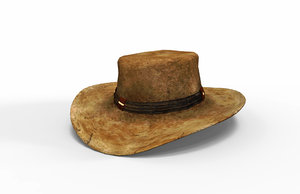 realistic cowboy hat model