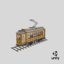 old tram memphis 3D model