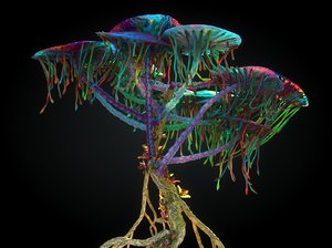 avatar fungus tree 3D model