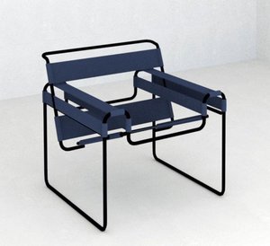 wassily chair 3D