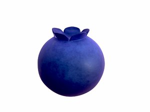 3D blueberry blue berry