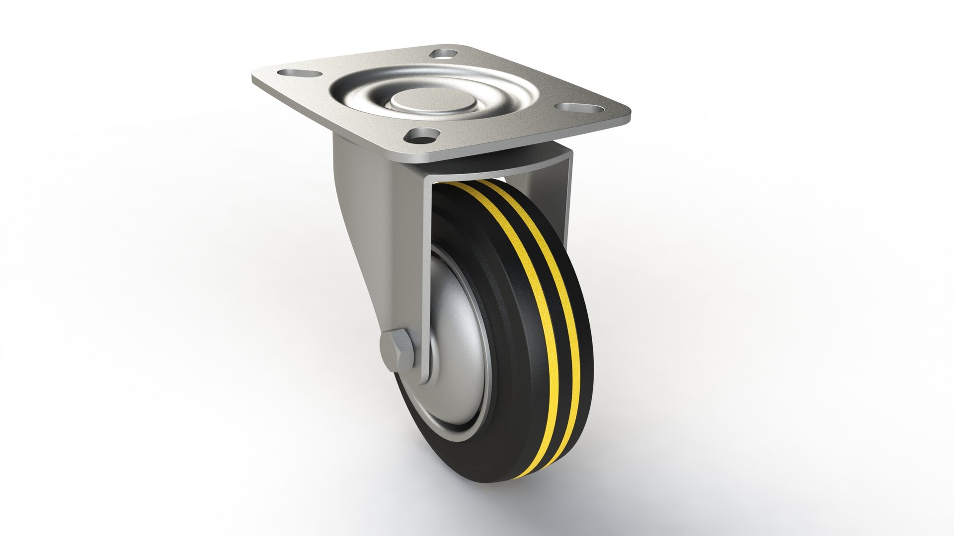 Caster wheel 3D model TurboSquid 1468999