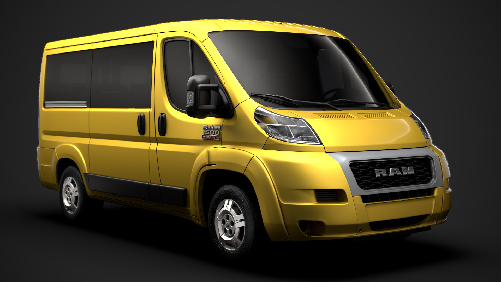 3D ram promaster window van model - TurboSquid 1469063