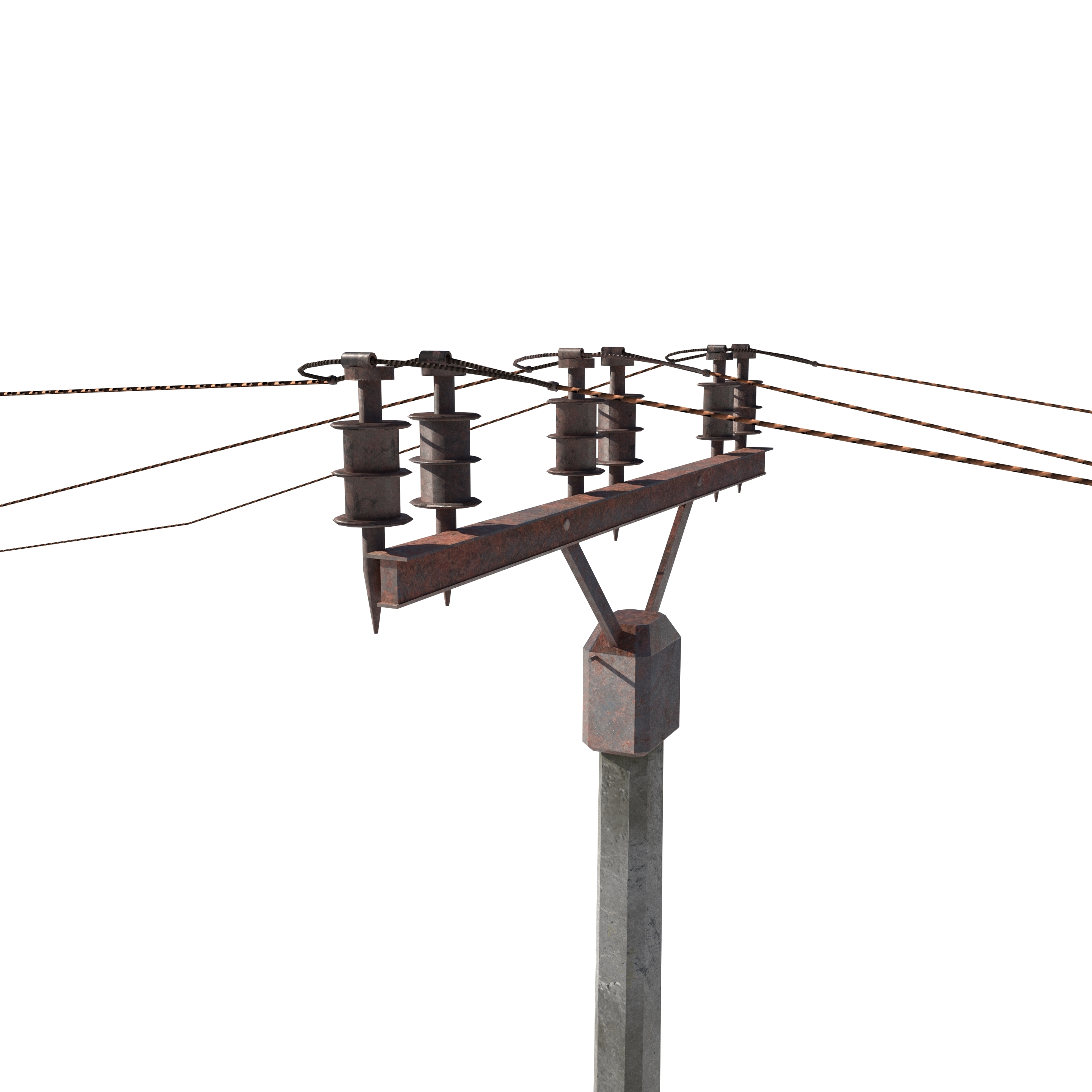 electricity poles model
