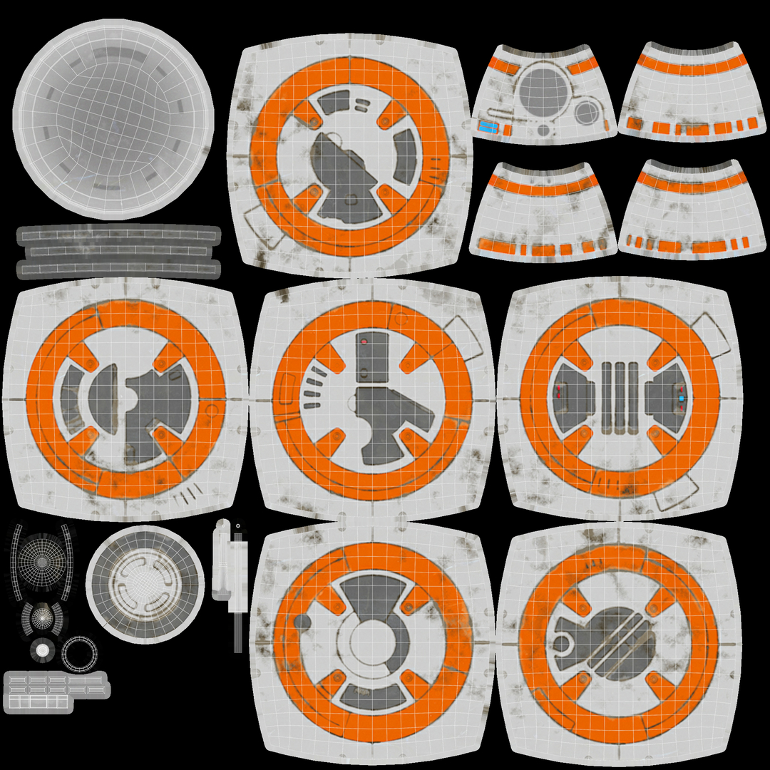 Bb8 modeled 3D TurboSquid 1469114