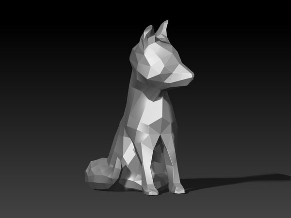 3D wolf baby