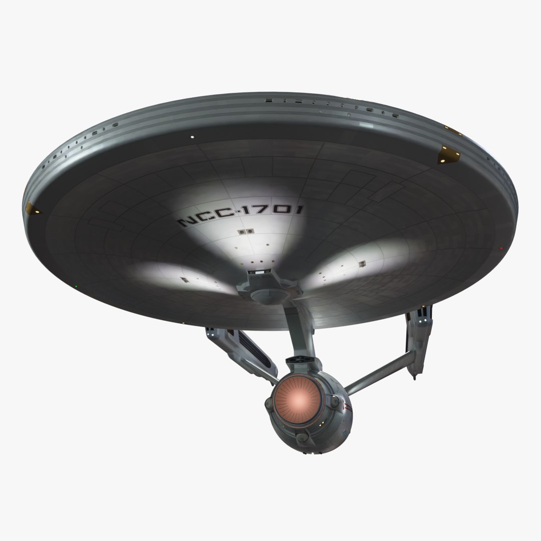 Starship enterprise refit 2d 3D model - TurboSquid 1468832