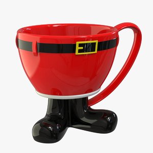 christmas cup mug 3D