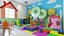 real nursery class interior 3D