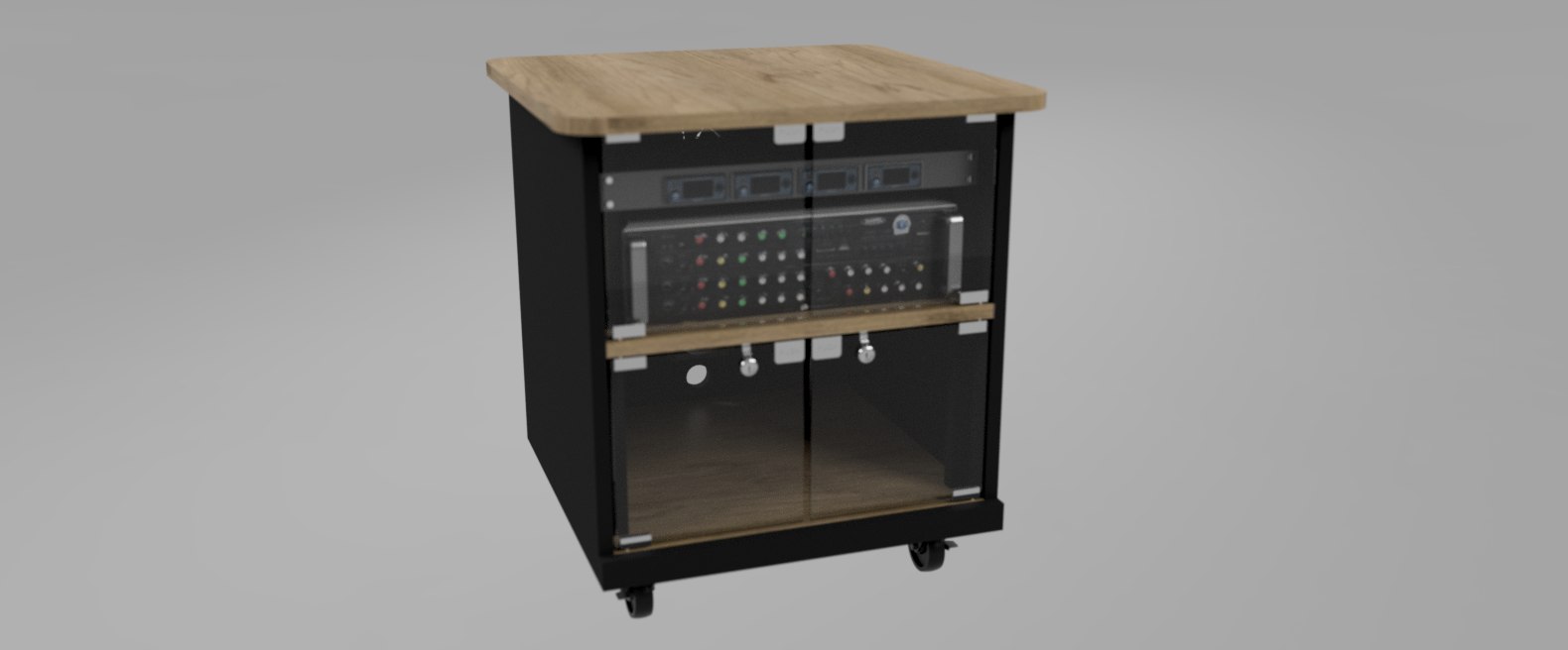 Mixer rack model TurboSquid 1469440