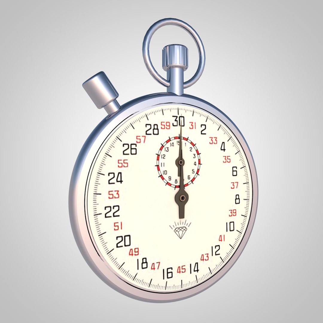 3D stopwatch watch TurboSquid 1469486