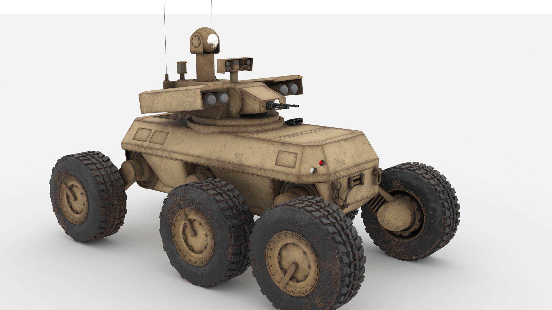 armed robotic vehicle mule model