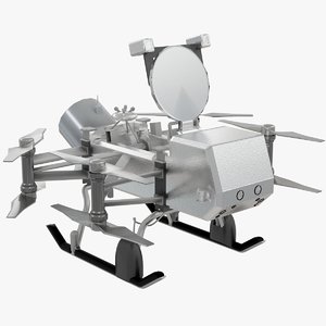 3D dragonfly lander nasa spacecraft model