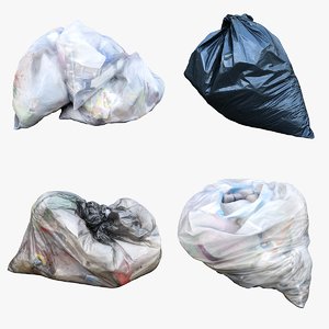 garbage bag 3D model