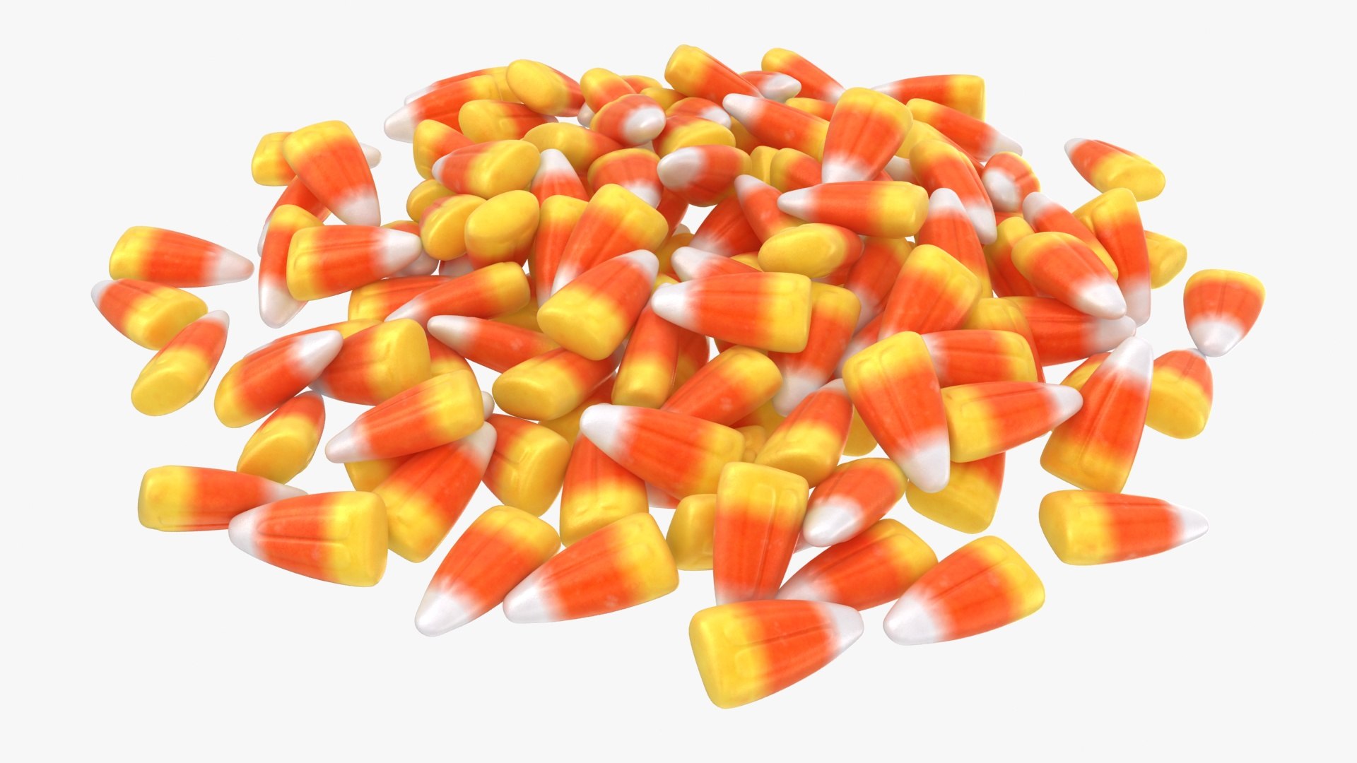 3D model realistic candy corn pile TurboSquid 1469676