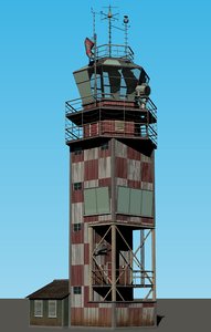 3D air traffic control tower