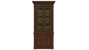 3D model bookcase 1100