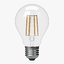 3d led filament bulb lights model
