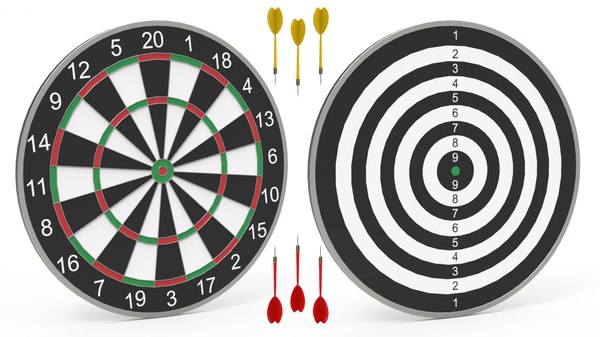 3D dartboard dart board