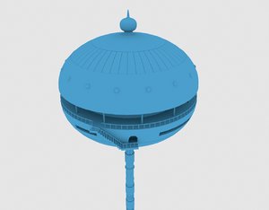korin tower 3D model