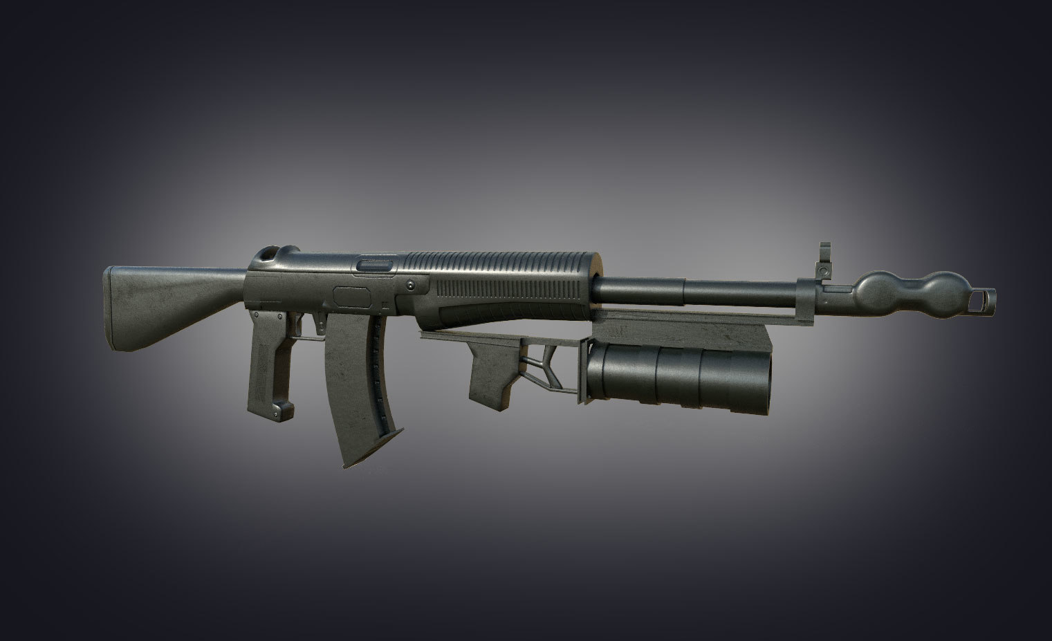 Gun unity 3D model TurboSquid 1470251