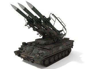 sa-6 missile 3D model