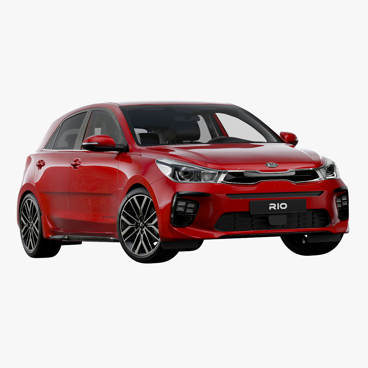 3D модель 2019 Kia Rio - TurboSquid 1470377