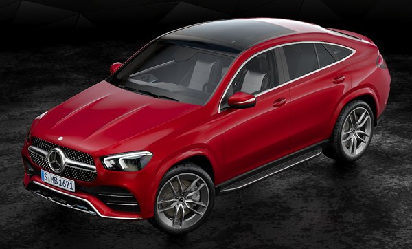 3d 2020 Mercedes-benz Gle Coupe - Turbosquid 1470390