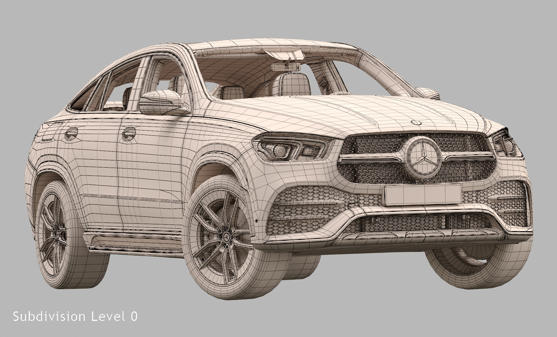 3D 2020 mercedes-benz gle coupe - TurboSquid 1470390