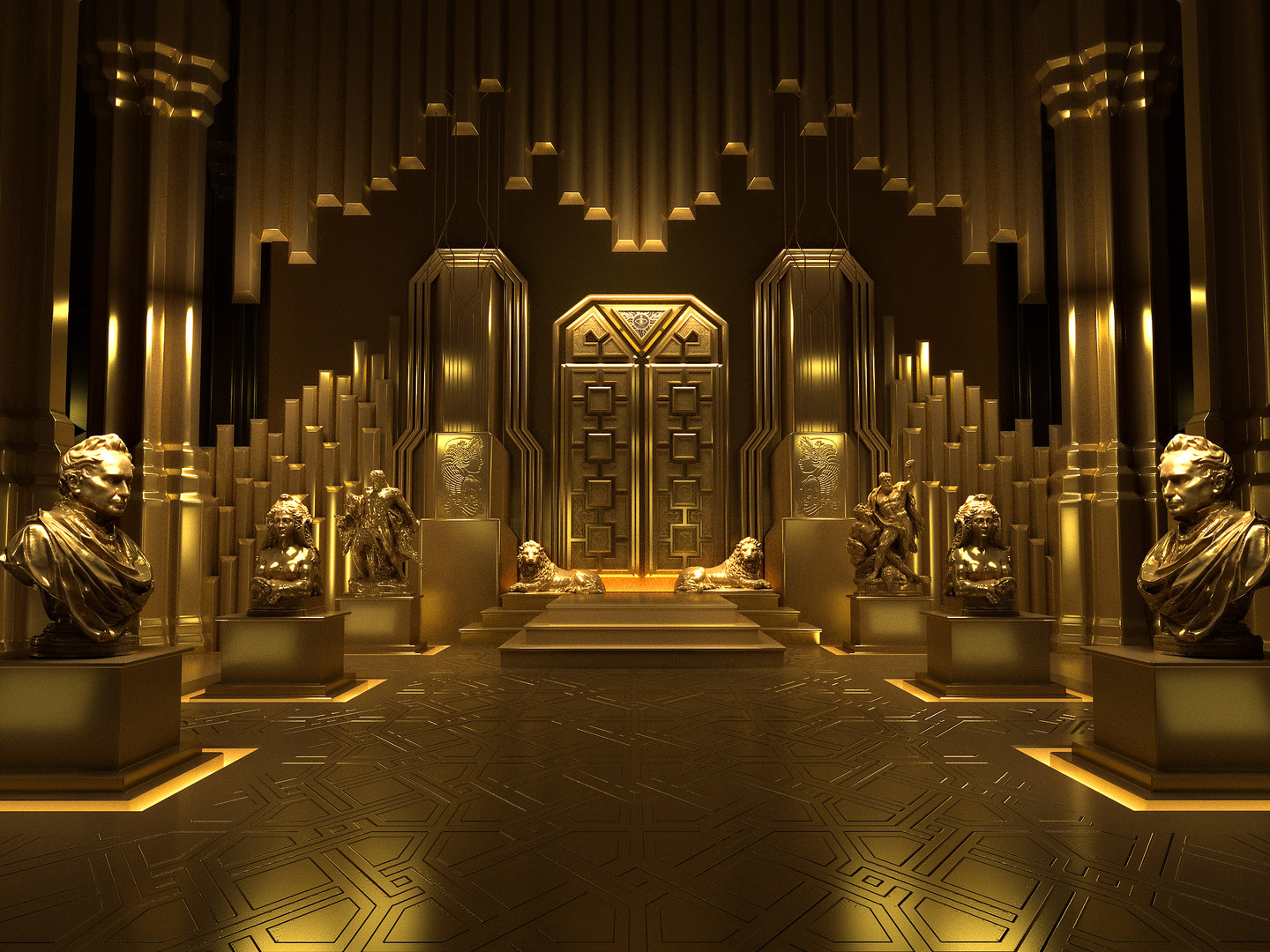 Golden palace 3D TurboSquid 1470441