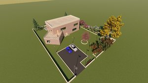 residential house revit 3D model