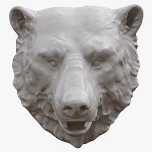 bear head 3D