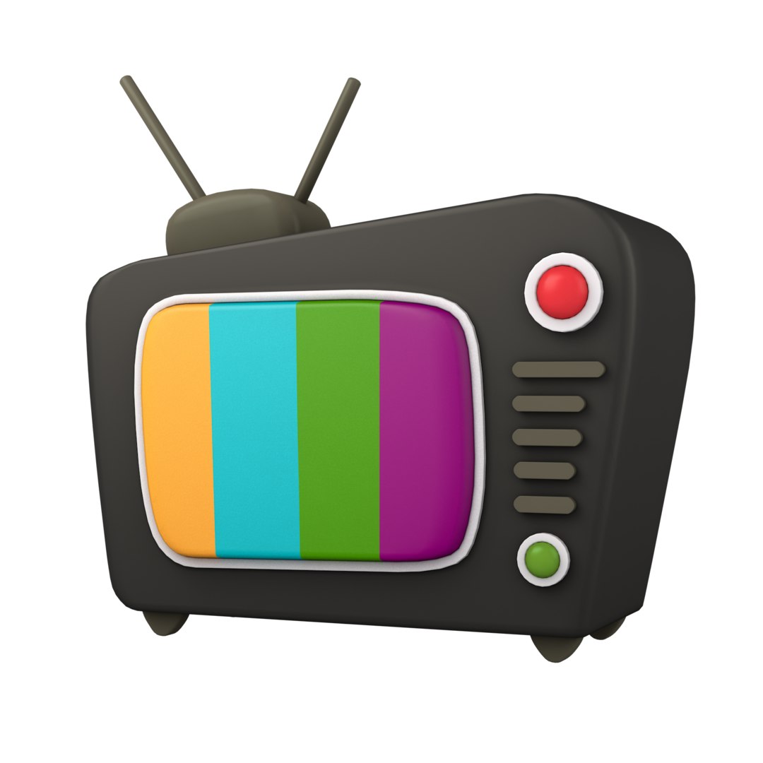 3D cartoon television TurboSquid 1470518