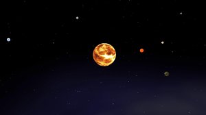 trappist planets orbit 3D model