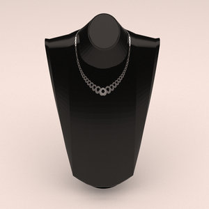 3D necklace model