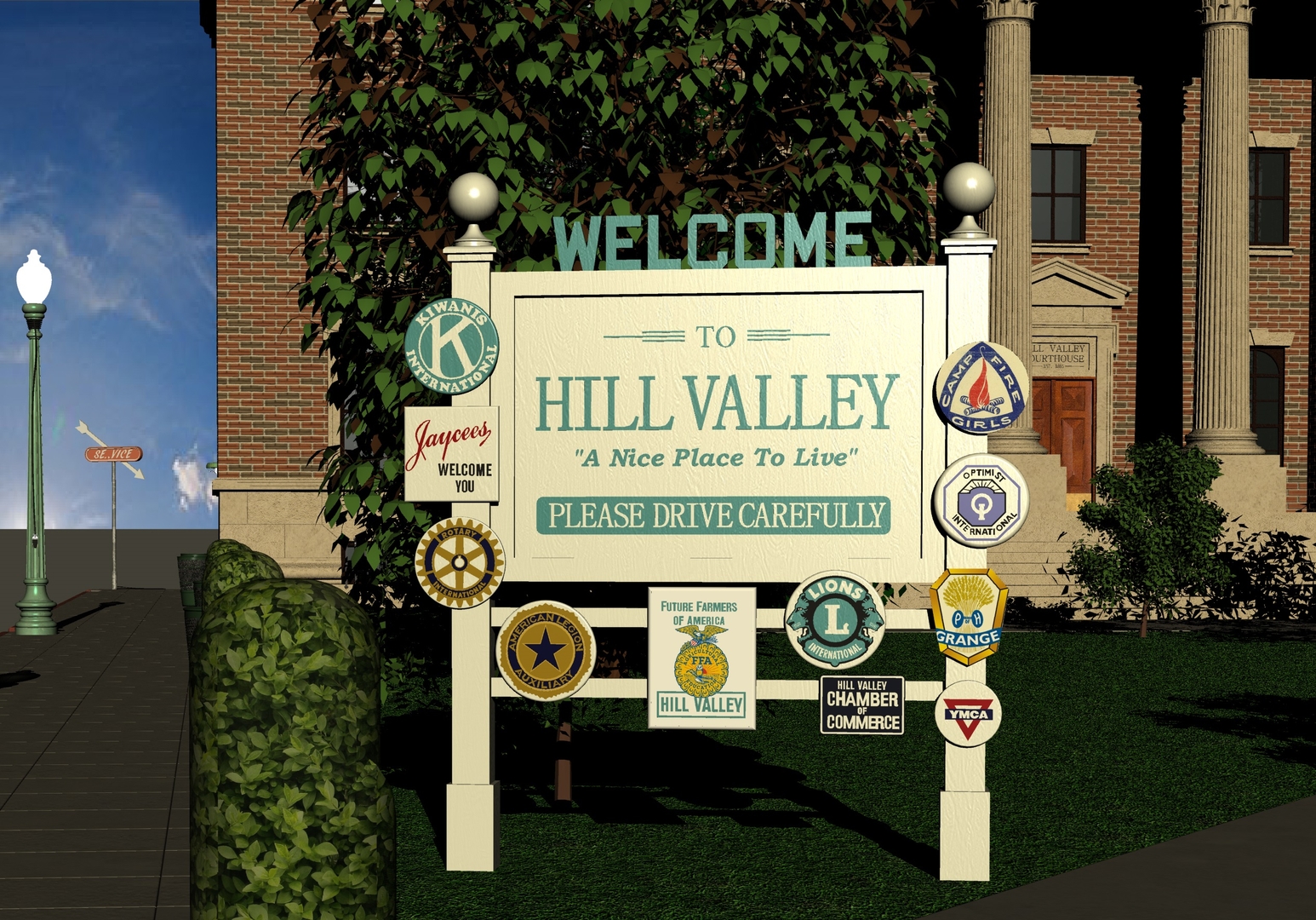 Hill valley courthouse statler 3D TurboSquid 1470245