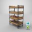 retail shelf 02 01 3D model
