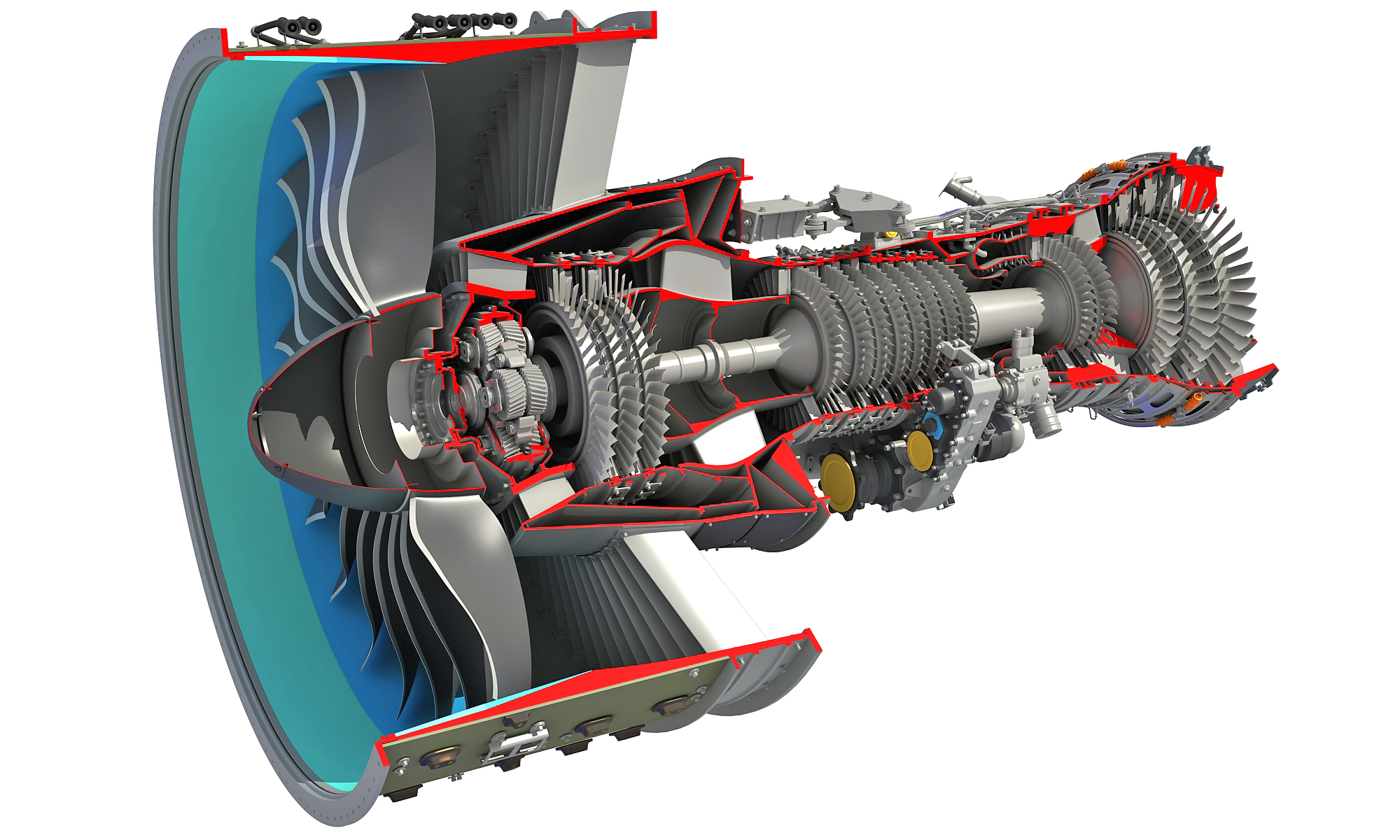 Turbofan Engine Model Kit