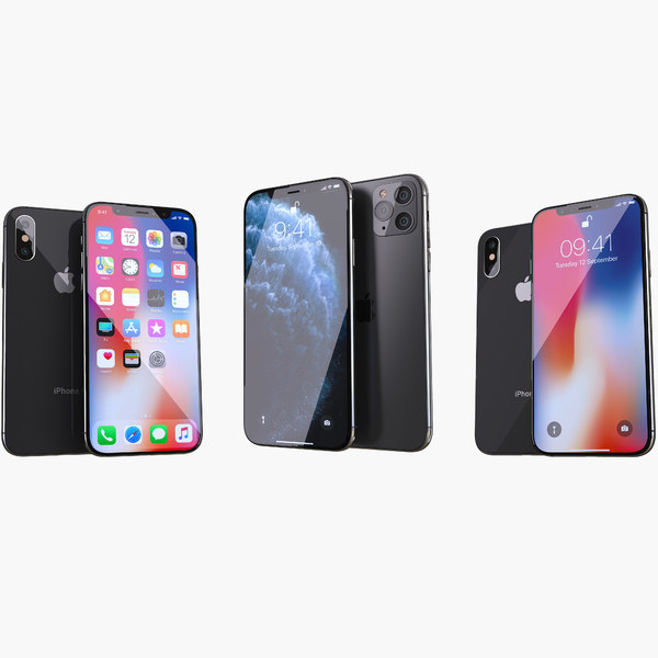 Modelo 3d Iphone 11 Pro Max Y Iphone X Y Iphone Xs Turbosquid