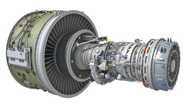 3D geared turbofan engine cutaway - TurboSquid 1470867