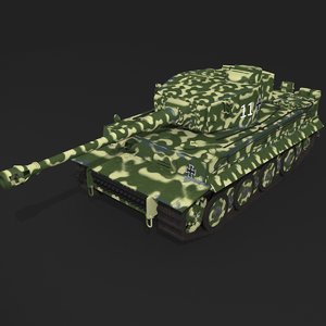 tiger tank 3D
