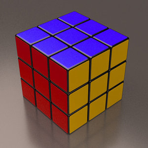 rubiks cube 3D model