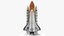 nasa space rockets 3D model