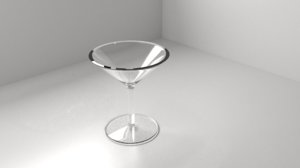 wine glass 5 3D