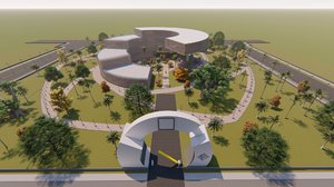 3D revit university model