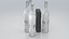 3D model alcohol bottle vodka