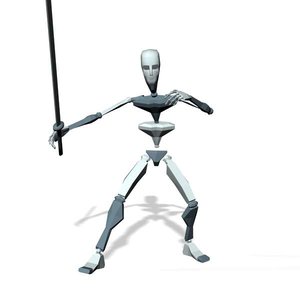Ninja warrior striker attacking combo