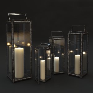 3D forged candles model