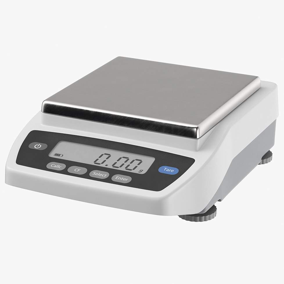 Digital scales 3D model TurboSquid 1471444
