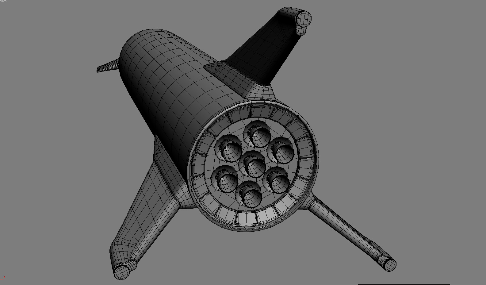 太空飞船3d模型